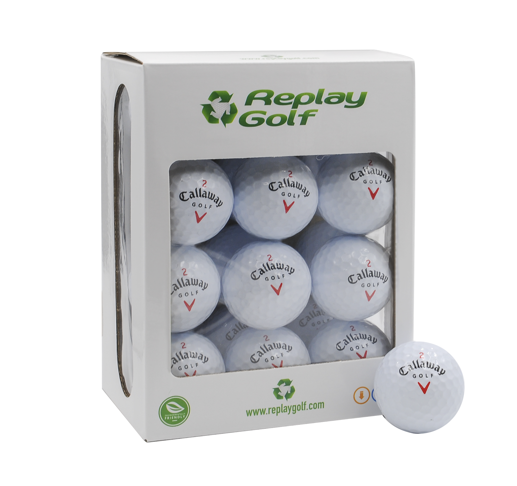 Callaway Mix Golf Balls, Refurbished, Replay Golf 24 Pack