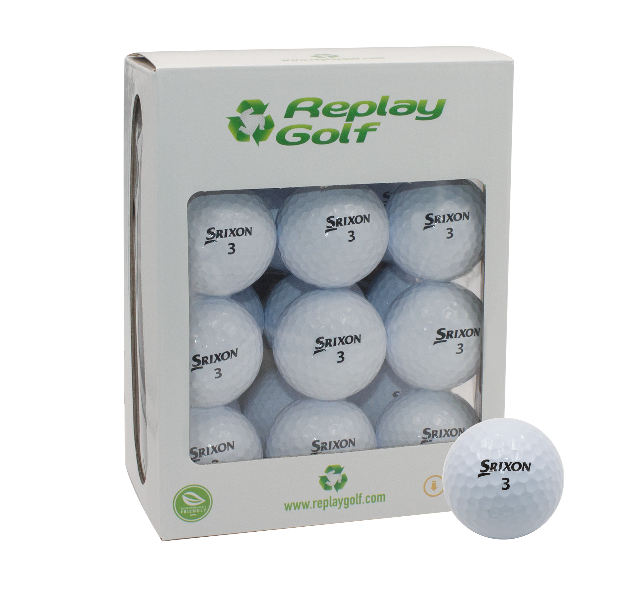 Srixon Mix Golf Balls, Refurbished, Replay Golf 24 Pack