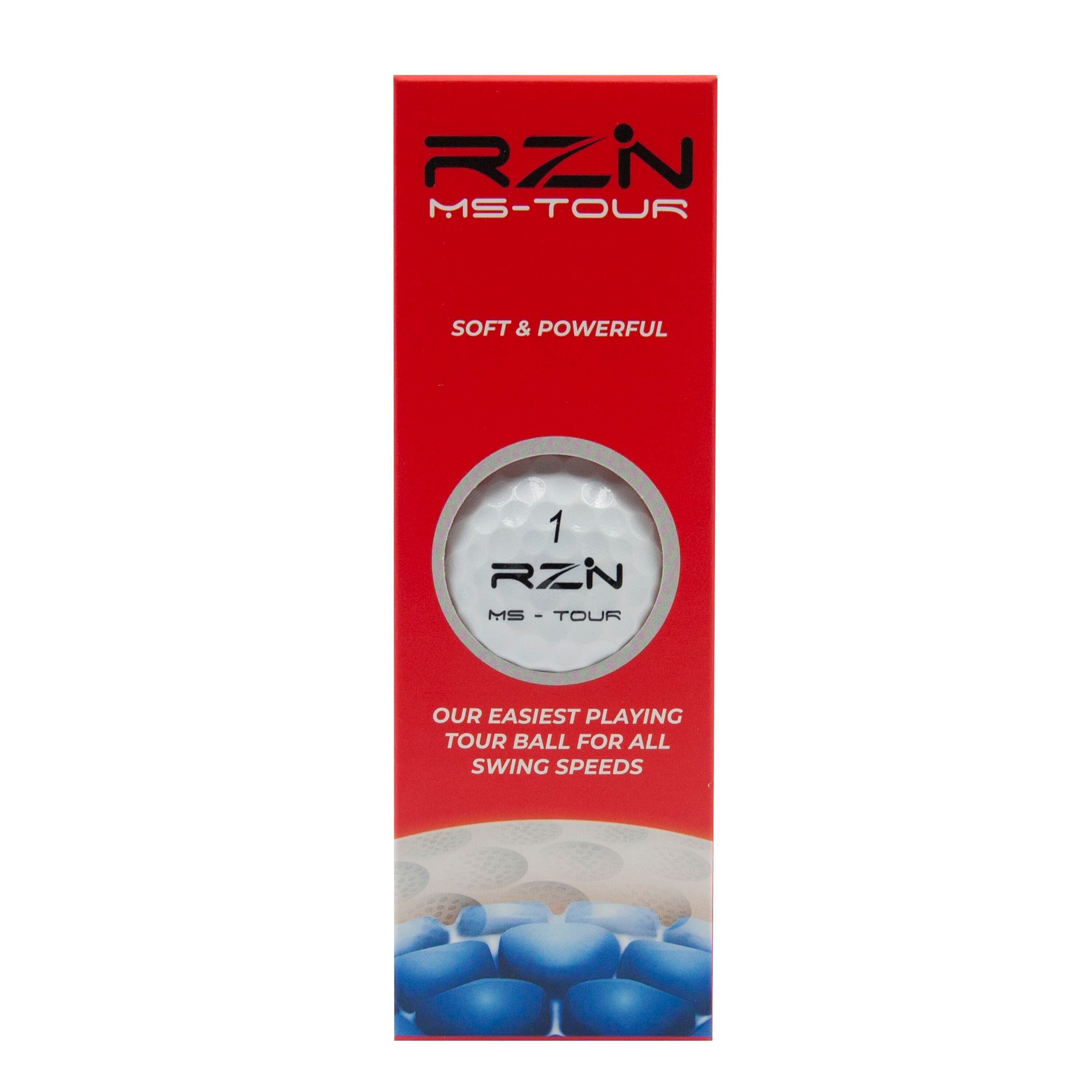 RZN MS Tour Golf Ball, 12 Pack